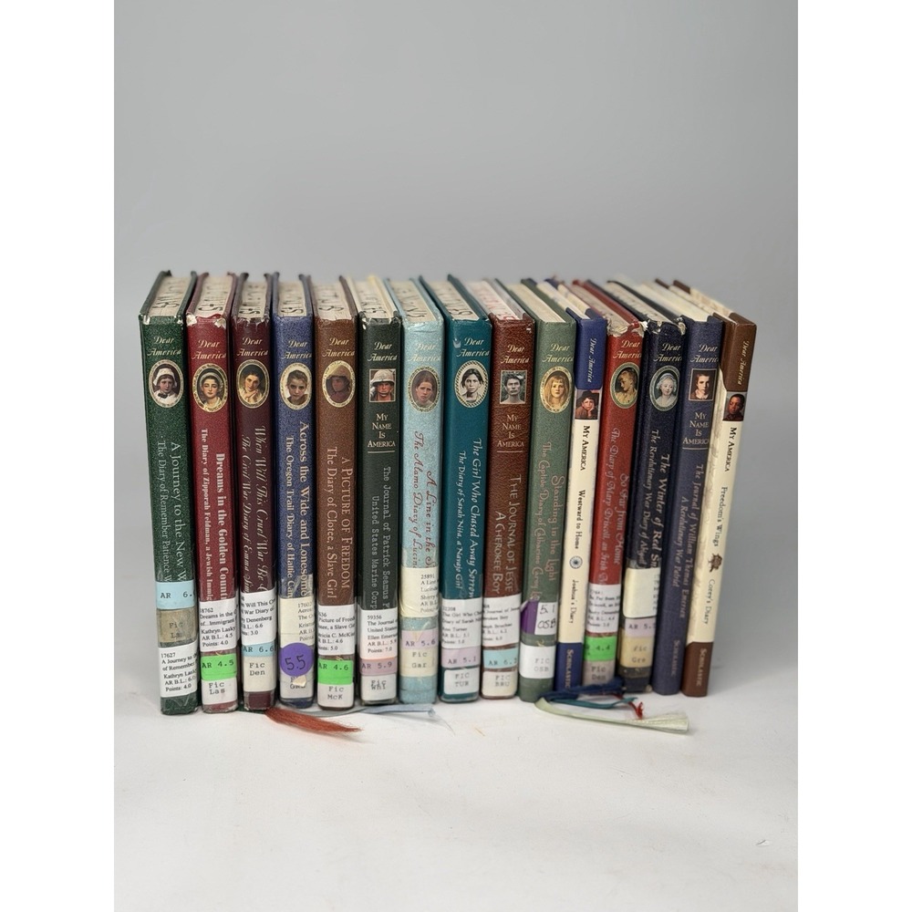 Lot Of 12 Dear America Series + 3 My Name Is Hardcover Books